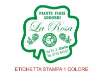 Etichette adesive per fioristi, fiorai e vivaisti (mm 39X39) (cod.3G)